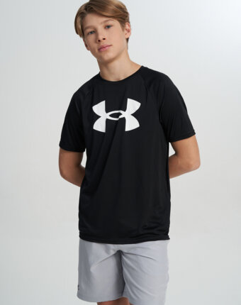 Футболка для мальчиков Under Armour Tech, Черный женщинам