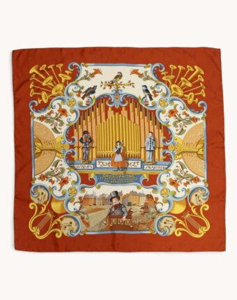 Hermes Silk Scarf женщинам