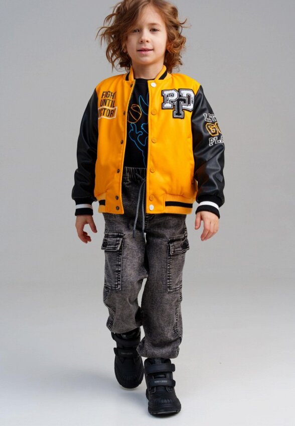 Куртка кожаная утепленная PlayToday