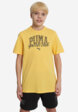 Футболка для мальчиков PUMA Classic Graphic, Желтый2  - превью