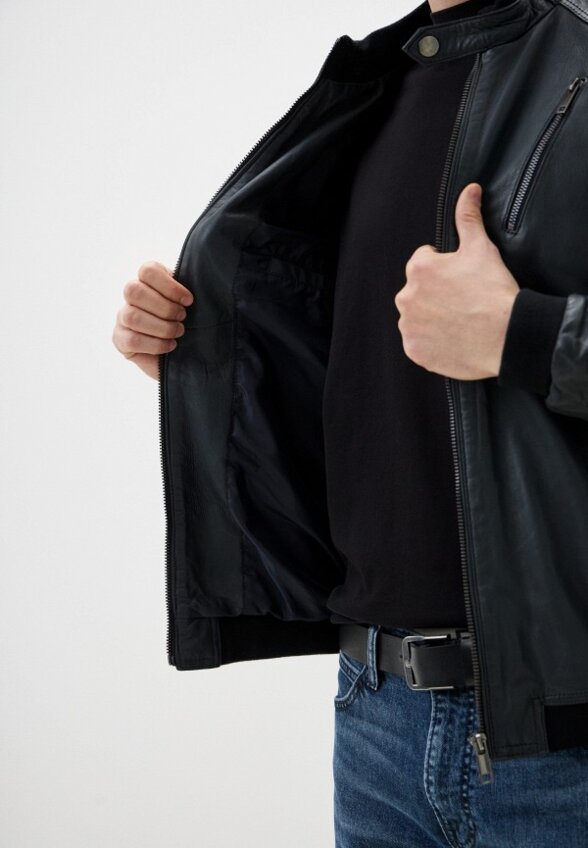 Куртка кожаная Urban Fashion for Men