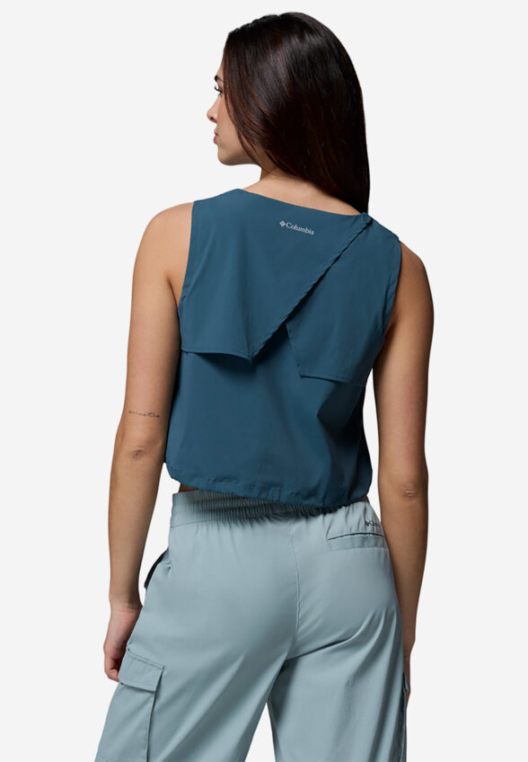 Майка женская Columbia Chill Creek Woven Tank, Зеленый
