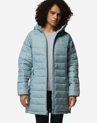 Ультралегкий пуховик женский Columbia Powder Lite II Mid Jacket, Голубой женщинам