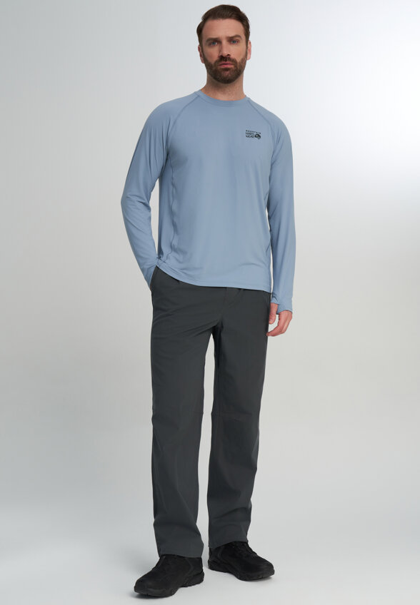Лонгслив мужской Mountain Hardwear Crater Lake Long Sleeve Crew, Синий