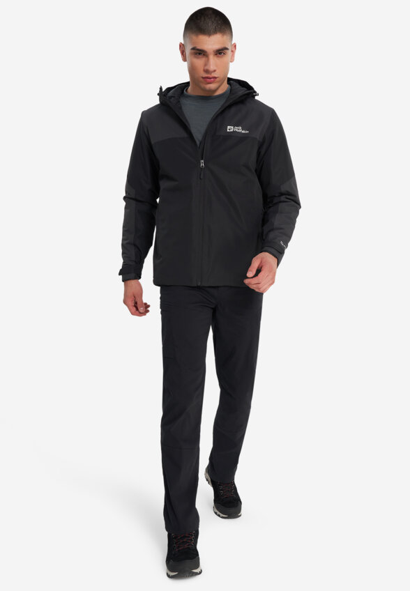 Куртка утепленная мужская Jack Wolfskin Jasper, Черный