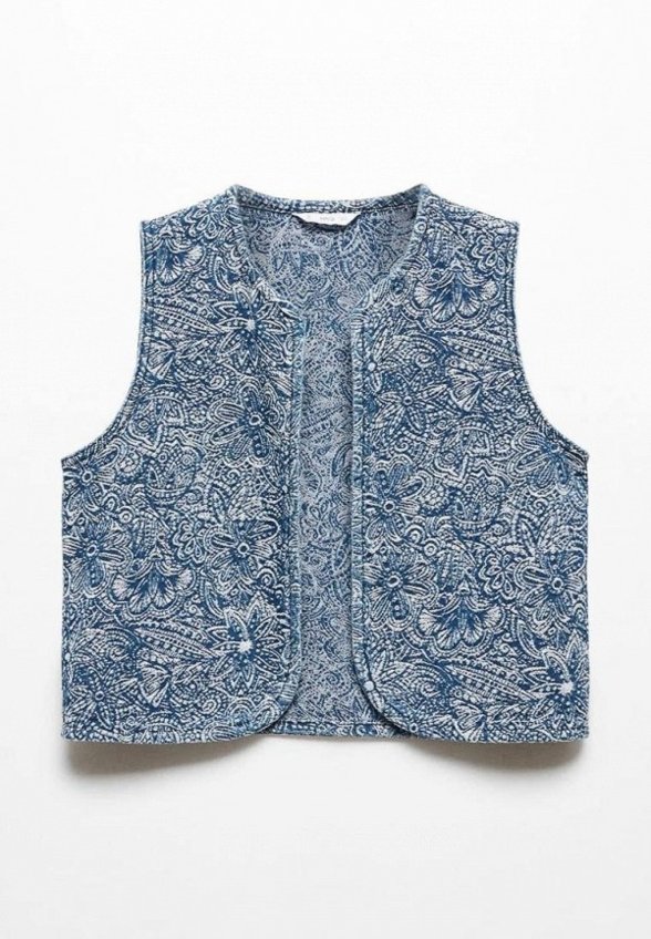 Жилет джинсовый Mango Teen