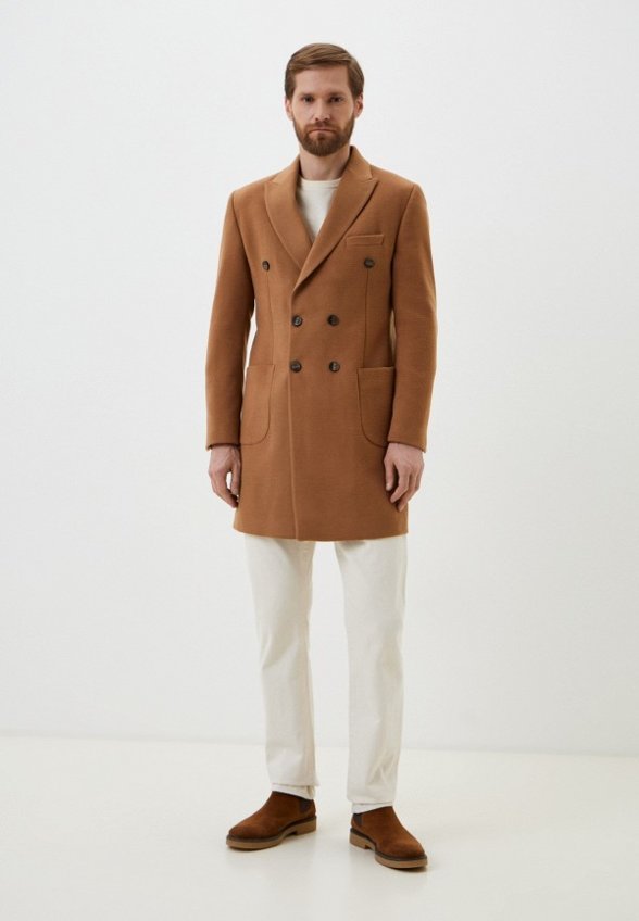 Пальто двубортное Salvatore Brunacci