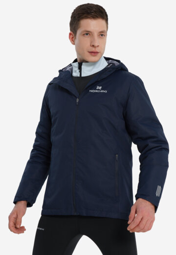 Куртка для беговых лыж мужская Nordski Urban 2.0, Синий