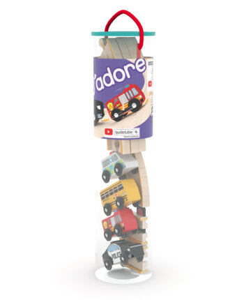 Игровой набор Hape J’adore "Весёлый поезд с кольцевой ж/д", серия "Железные дороги" детям