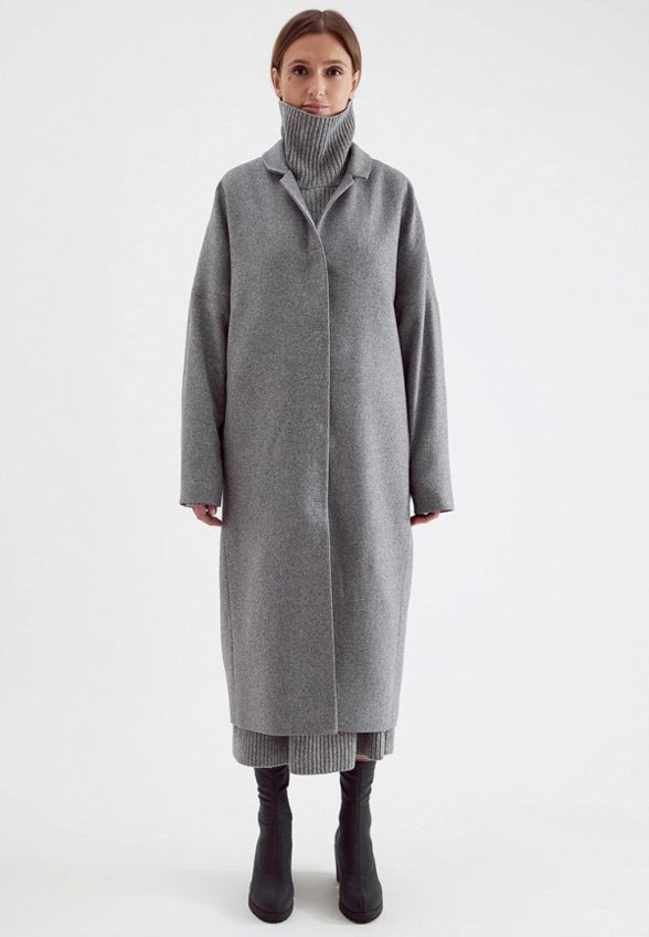 Пальто-кокон Unique Fabric
