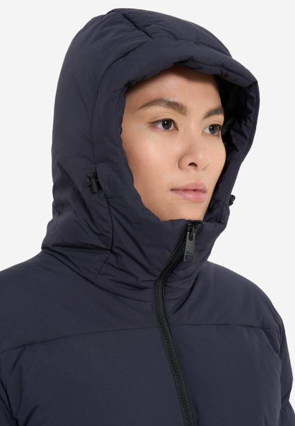 Пуховик женский Jack Wolfskin Kirschallee, Синий