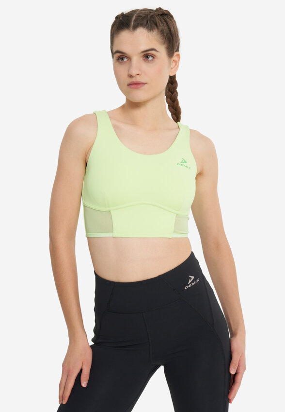 Топ бра спортивный Demix MuseFit Gym, Зеленый