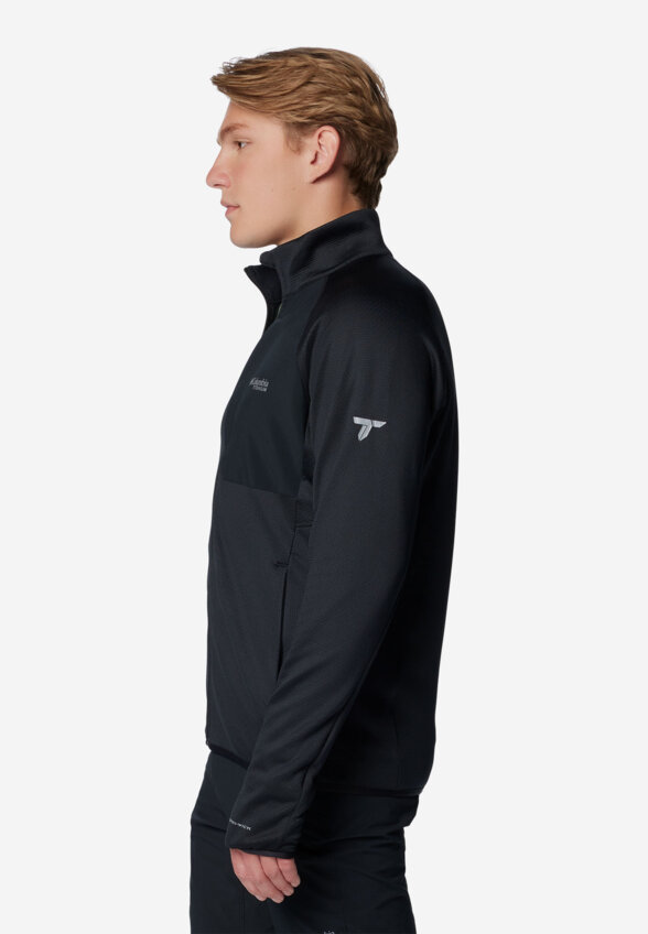 Джемпер флисовый мужской Columbia Triple Canyon Grid Fleece Fz II, Черный