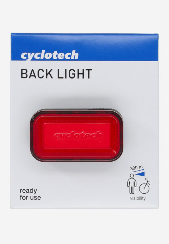 Фонарь велосипедный задний Cyclotech CRL-5, Черный