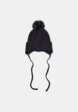 Вязаная шапка с помпоном для девочек2  - превью