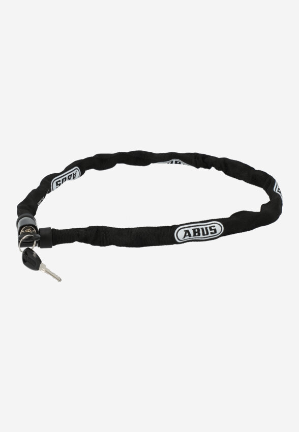 Замок велосипедный с ключами Abus 4804 K/75 BK Steel-O-Chain, Черный