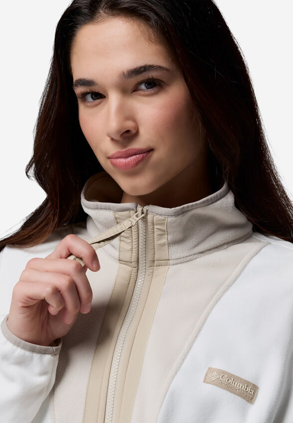 Джемпер флисовый женский Columbia Backbowl II Full Zip Fleece, Бежевый