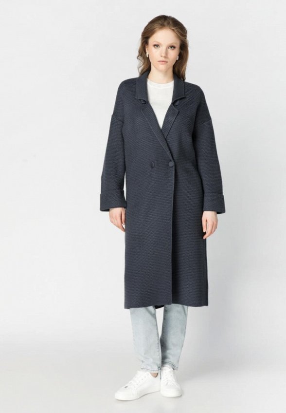 Пальто двубортное Vivawool