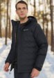 Ультралегкий пуховик мужской Columbia Grand Trek III Down Hooded Jacket, Черный1  - превью