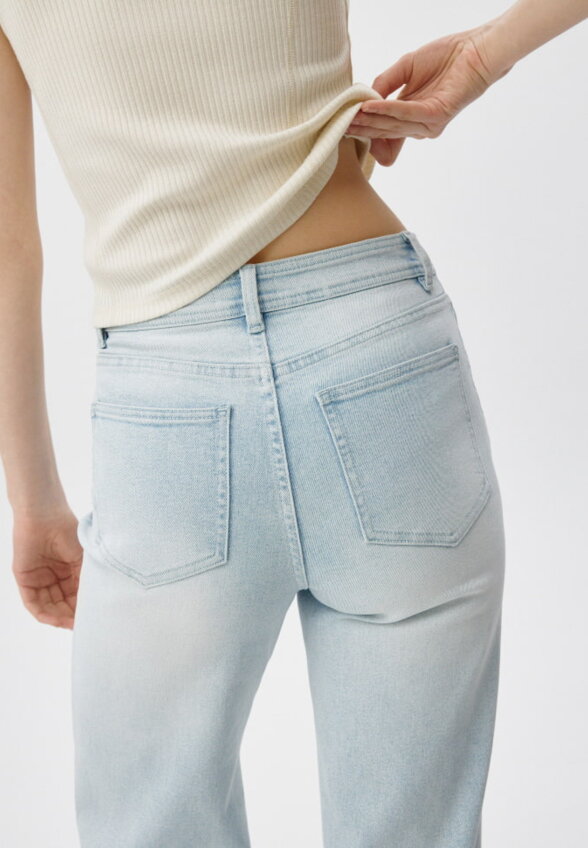 Джинсы WIDE LEG TALL с высокой посадкой