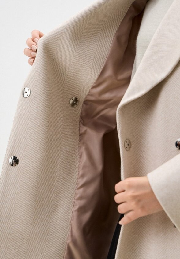 Пальто двубортное Снежная Королева