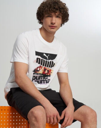 Футболка мужская PUMA, Белый женщинам