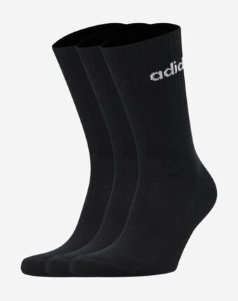 Носки Adidas, 3 пары, Черный женщинам