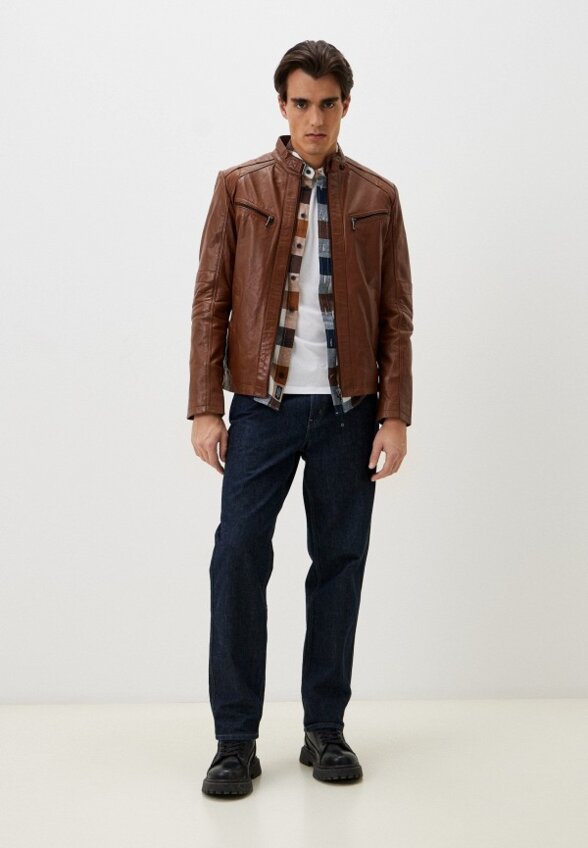 Куртка кожаная Jorg Weber