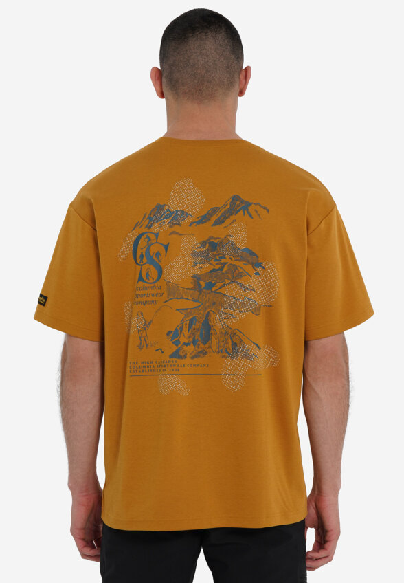 Футболка мужская Columbia Csc Heritage Graphic Tee, Желтый