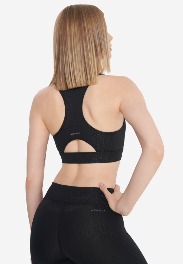 Топ бра спортивный Demix ActiveMove Gym Gfx, Черный