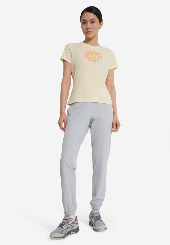 Футболка женская Columbia Ruby Springs Graphic Fitted Ss, Желтый