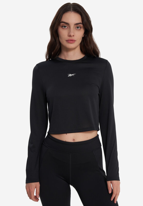 Лонгслив женский Reebok Paige Core, Черный