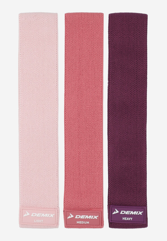 Набор силовых тканевых лент Demix, 3 шт, Мультицвет