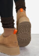 Угги женские UGG Classic Mini Dipper, Коричневый9  - превью