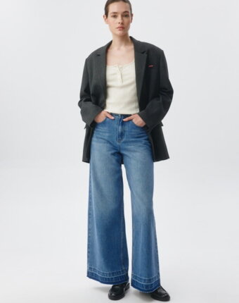 Джинсы WIDE LEG женщинам