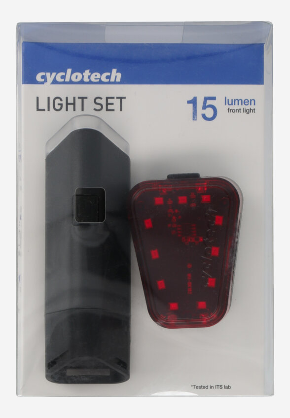 Набор велосипедных фонарей Cyclotech CLS-1, Черный