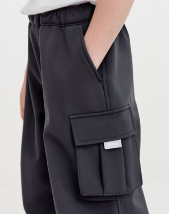 Брюки-парашюты из Softshell на флисе для мальчиков детям