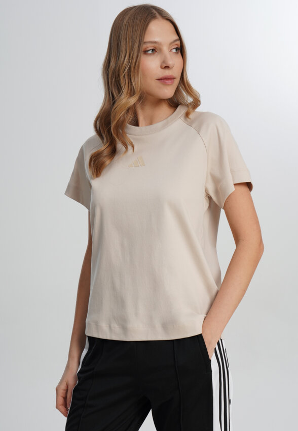 Футболка женская adidas, Бежевый