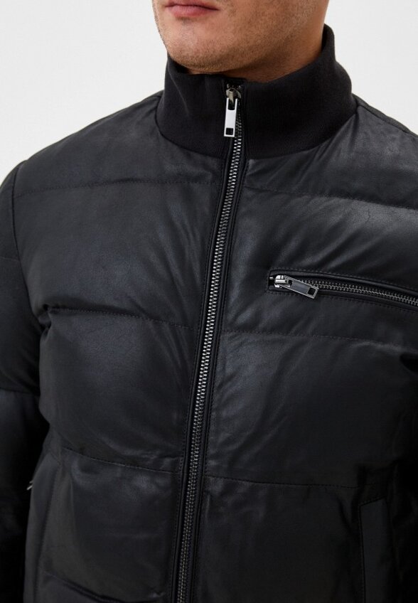 Куртка кожаная утепленная Jorg Weber