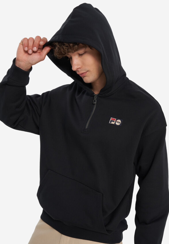 Худи мужское оверсайз FILA, Черный