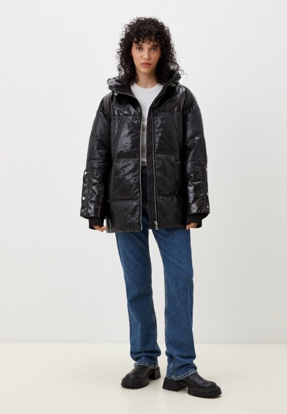 Куртка кожаная Снежная Королева