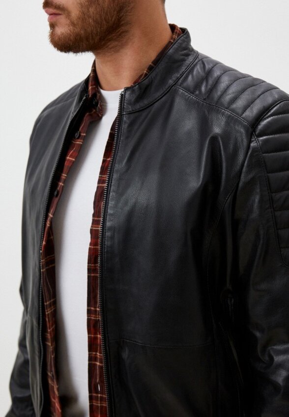 Куртка кожаная Urban Fashion for Men