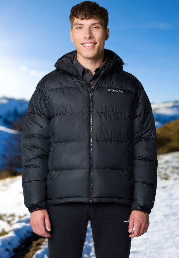 Пуховик мужской Columbia Pike Lake II Hooded Jacket, Черный