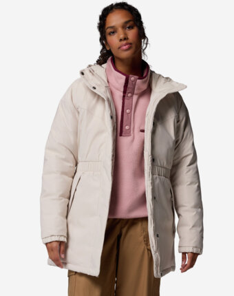Парка женская Columbia Kennedy Meadows Mid Down Parka, Бежевый женщинам