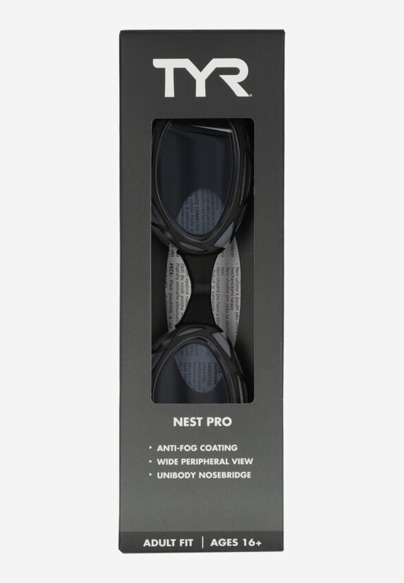 Очки для плавания TYR Nest Pro, Серый