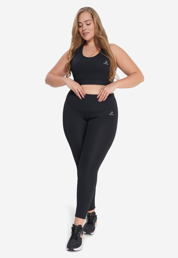 Топ бра спортивный Demix ActiveMove Gym, Plus Size, Черный