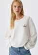 Лонгслив оверсайз с принтом1  - превью