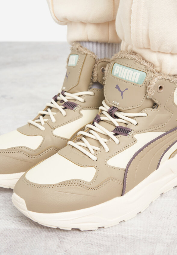 Кроссовки утепленные женские PUMA Trinity Lite, Зеленый