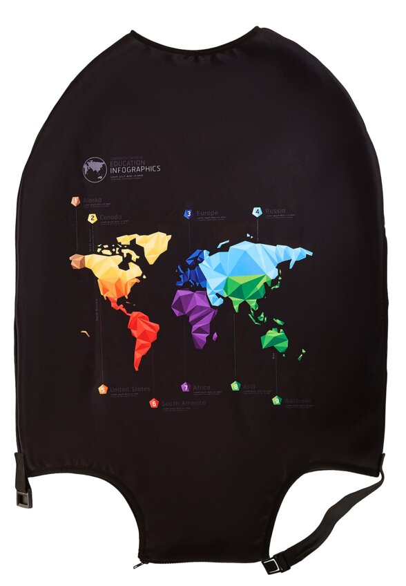 Др.Коффер LC-005M black чехол для чемодана