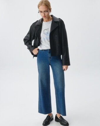 Укороченные джинсы 405 СULOTTES женщинам